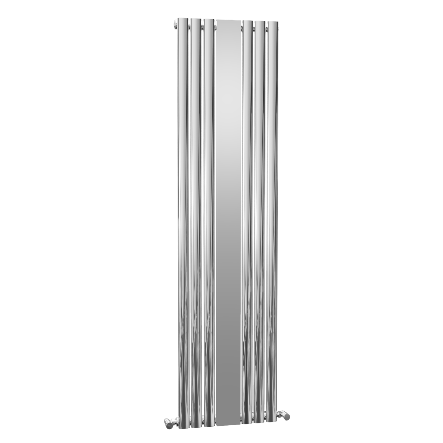 Vertical Steel Mirrored Radiator - 1800 x 499mm