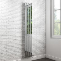Chrome Vertical Tall Bathroom Radiator - 1800 x 300mm Chrome Vertical Tall Bathroom Radiator - 1800 x 300mm