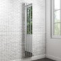 Chrome Vertical Tall Bathroom Radiator - 1800 x 300mm