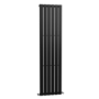 Vertical Tall Anthracite Flat Radiator - 1800 x 385mm