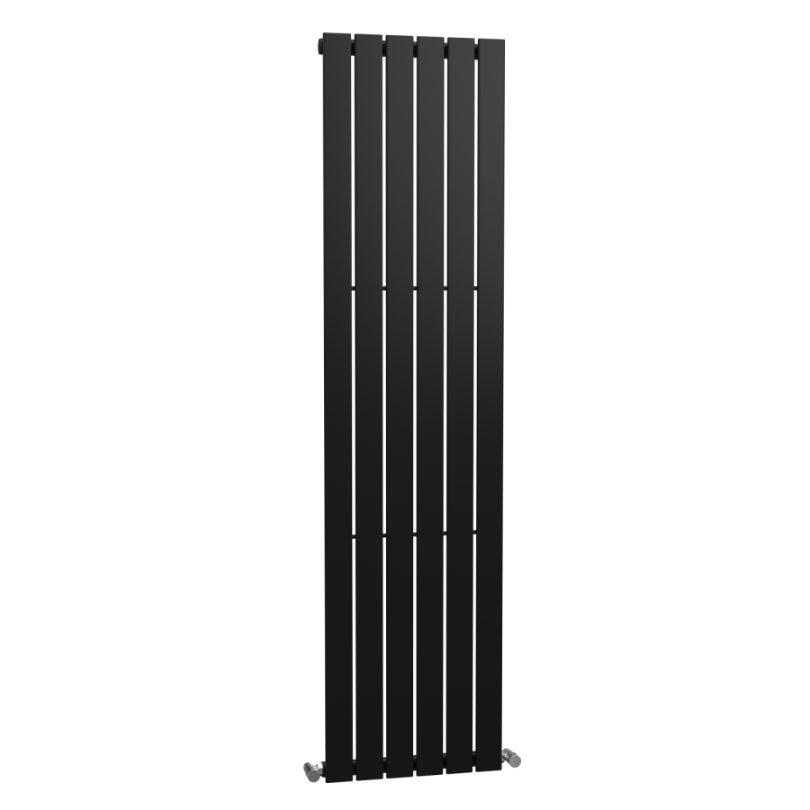 Vertical Tall Anthracite Flat Radiator - 1800 x 385mm