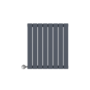 Horizontal Anthracite Grey Flat Panel Radiator - 600 x 600mm