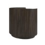 Raffaele Marble Effect Top 2 Drawer Bedside in Walnut 