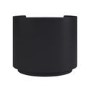 Raffaele Marble Effect Top 2 Drawer Bedside in Black 