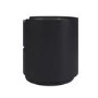 Raffaele Marble Effect Top 2 Drawer Bedside in Black 