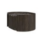 Raffaele Marble Effect Top Floating bedside in Walnut