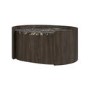 Raffaele Marble Effect Top Floating bedside in Walnut