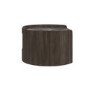 Raffaele Marble Effect Top Floating bedside in Walnut