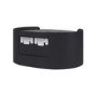 Raffaele Marble Effect Top Floating Bedside in Black 