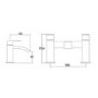 RAK Ceramics Metropolitan Bath Mixer Tap