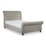 Julian Bowen Ravello Deep Button Scroll King Size Bed in Mink