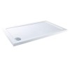 Claristone White Shower Tray &amp; Corner Waste - 900 x 800mm