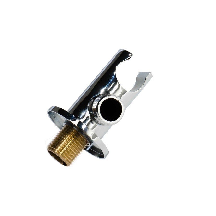Round Outlet Elbow With Hose & Handset