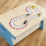 Millhouse Race Track Toy Box & Desk in Blue