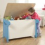 Millhouse Race Track Toy Box & Desk in Blue