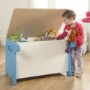 Millhouse Race Track Toy Box & Desk in Blue