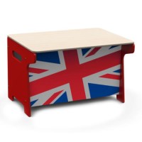 Millhouse Union Jack Toy Box & Desk  