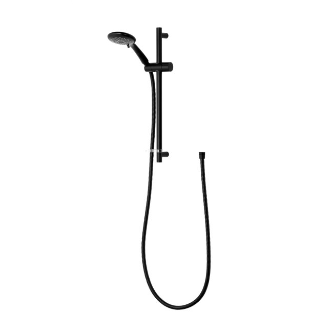 Triton Amala Metallic 8.5kW Black Electric Shower with Brushed Copper Push Button