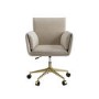 Beige Chenille Swivel Office Chair - Reed 