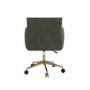 Green Chenille Swivel Office Chair - Reed 