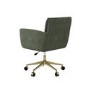 Green Chenille Swivel Office Chair - Reed 