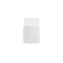 White Ribbed Set of 2 Side Table - Reed