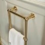 Brass Vertical Traditional Towel Radiator 700 x 400mm - Regent