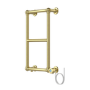 Brass Vertical Traditional Electric Towel Radiator 700 x 400mm - Regent