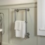 Chrome Vertical Traditional Towel Radiator 700 x 400mm - Regent