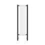 White and Black Vertical Traditional Column Radiator 1600 x 480mm- Regent