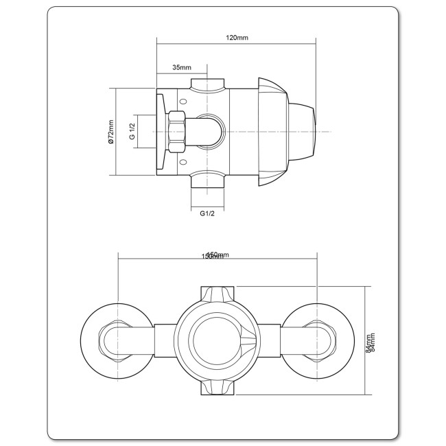 Triton Showers Lentini Concentric Mixer Shower