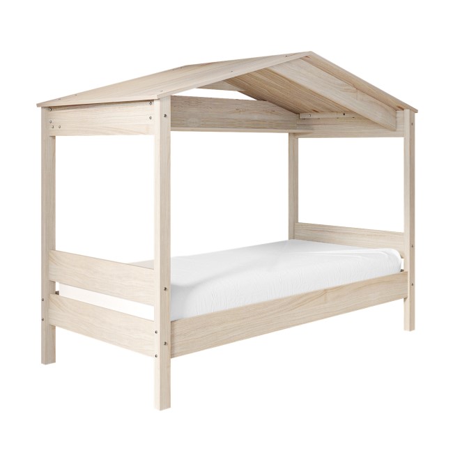 Single House Bed Frame in Pine - Remy