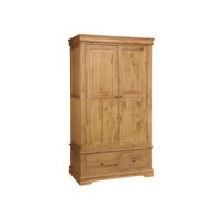 Wilkinson Furniture Rennes Solid Oak 2 Door Wardrobe  brown