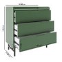 Kids Green Chest of 3 Drawers - Rueben