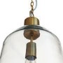 Large Clear Glass Pendant Light - 27cm x 42cm - Pittsburgh