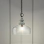 GRADE A1 - Scandi Style Glass Dome Pendant Light - Durham