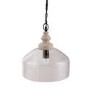 Scandi Style Glass Dome Pendant Light - Durham