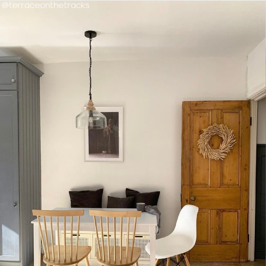 Scandi Style Glass Dome Pendant Light - Durham