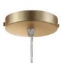 Glass Cone Pendant Light with Brass Finish- Princeton