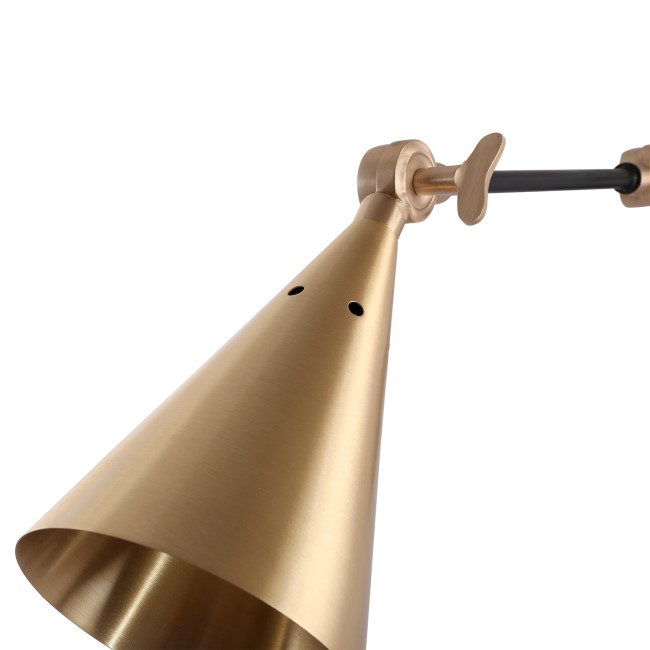 Brass Cone Wall Lamp - Rome