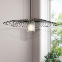 GRADE A1 - Black Wire 88cm Pendant Ceiling Light