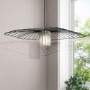 GRADE A1 - Black Wire 88cm Pendant Ceiling Light