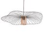 GRADE A1 - Black Wire 88cm Pendant Ceiling Light