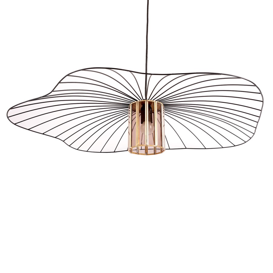 GRADE A1 - Black Wire 88cm Pendant Ceiling Light