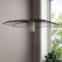 GRADE A1 - Black Wire 88cm Pendant Ceiling Light