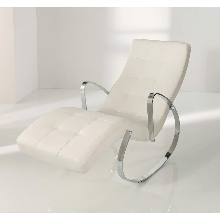 Wilkinson Furniture Relax White Faux Leather Chair