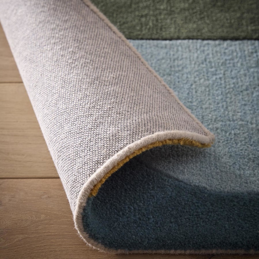 Geometric Blue Rug - 230 x 160 cm - Retro Deco - Origins
