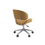 Tan Faux Leather Swivel Office Chair - Rafa