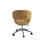 Tan Faux Leather Swivel Office Chair - Rafa