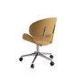 Tan Faux Leather Swivel Office Chair - Rafa